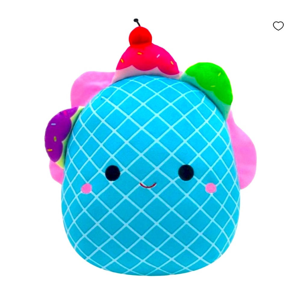 Squishmallow 11" Bertie the Blue Ice Cream Sundae Taco